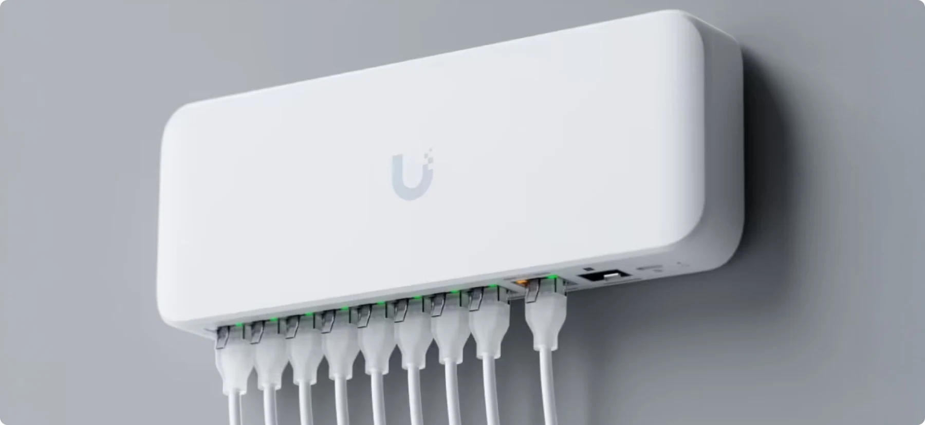 Network equipment installed and connected at a property